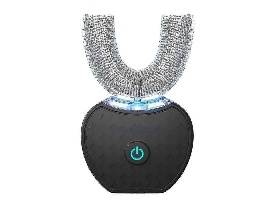 Escova De Dentes Elétrica Em Forma De U 360 Escova De Dentes Automática (preto)