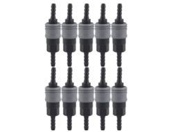 Conector Rápido Auto-bloqueável C De Aço Plástico Para Tubo De Ar 8mm (20) Acessório Neumático
