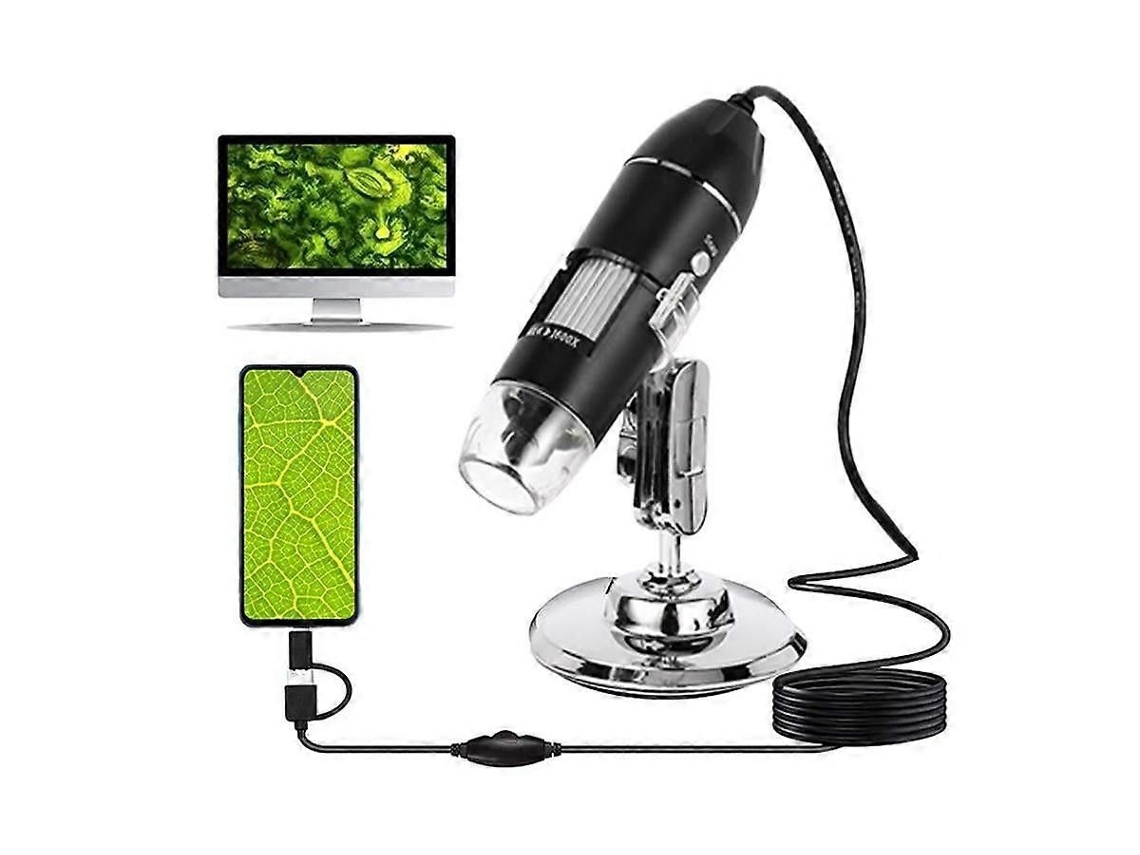 Microscópio Portátil Com Câmera Digital E Suporte.