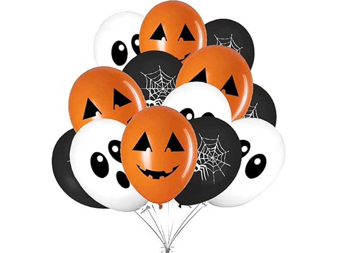 Decorações de Halloween com motivos de fantasmas, aranhas e morcegos, ideias para festas, 35 peças, ergonômicas, para uso diário. STELASPLEN