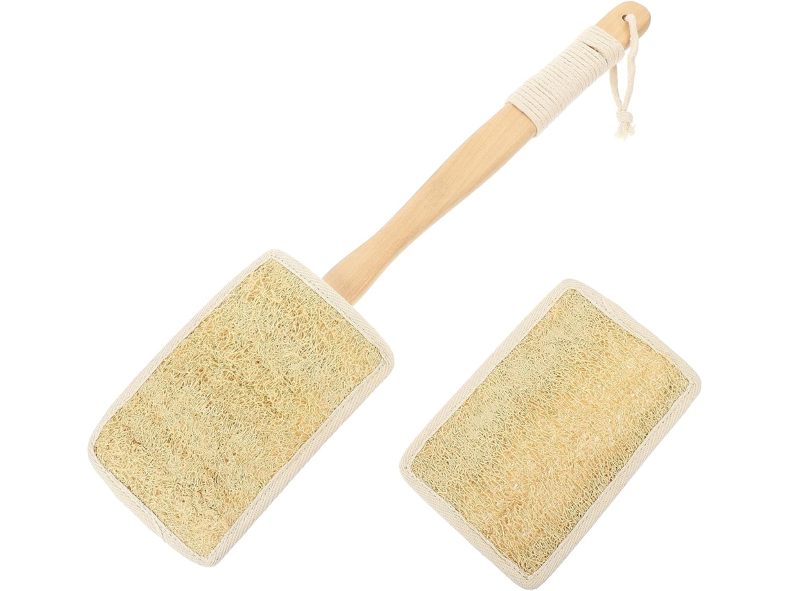 Lurelia Acessório De Duche Com Escova Esponja De Banho, Cabo Longo, Com Argola E Massagem Suave, Uso Diário Suave