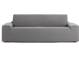 Capa de Sofá 2 Lugares EYSA Premium Jaz Tecido Multielástico (200 x 70 x 120 cm - Poliéster e Algodão - Gris)