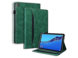 YURU capa de couro flip horizontal para Huawei Mediapad C5/m5 10.1 polegadas com suporte slots de cartão e caneta