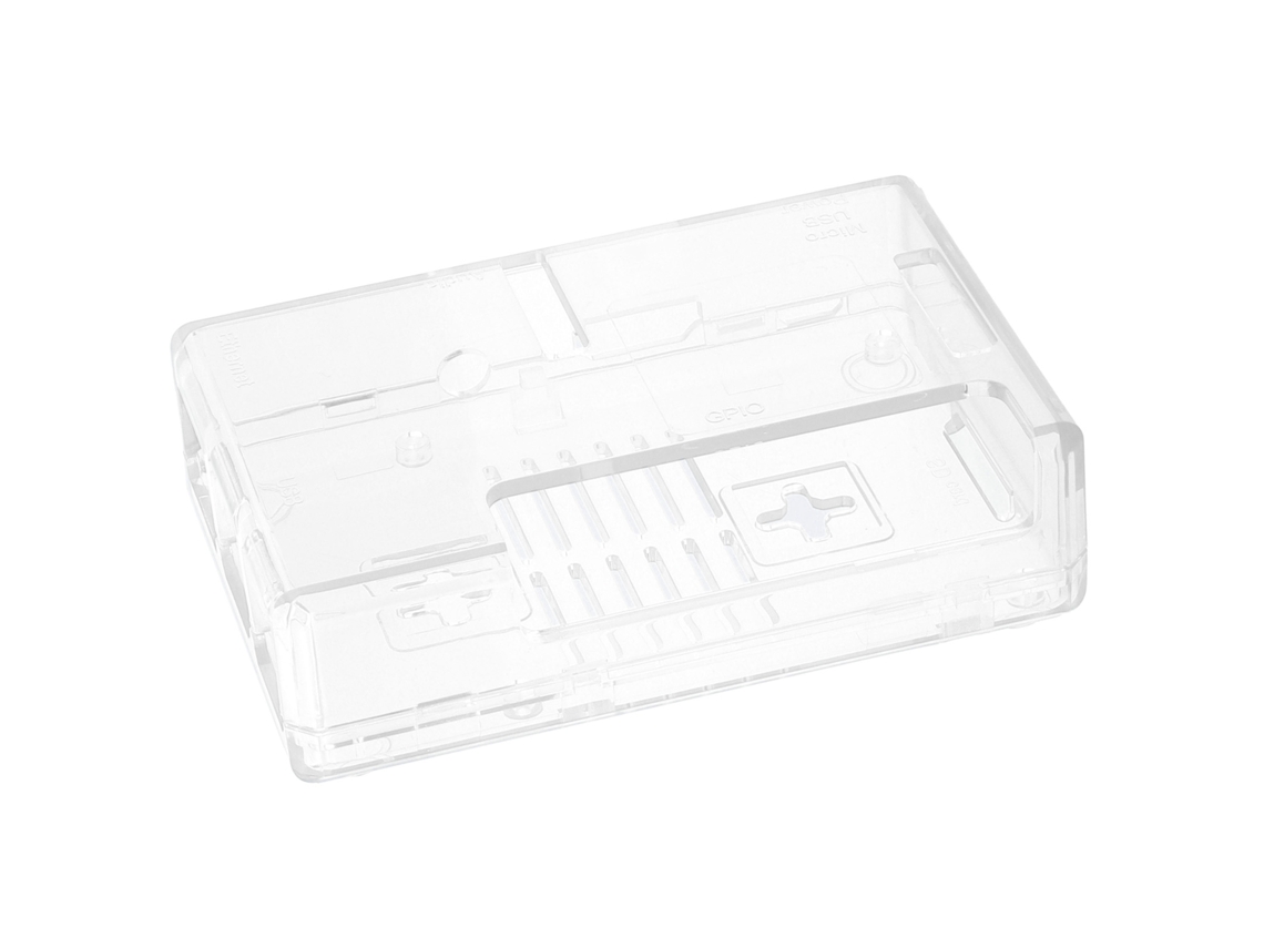 Laxiscreed Estojo De Proteção Frosted Para Raspberry Pi, Transparente E Com Parafusos Inclusos