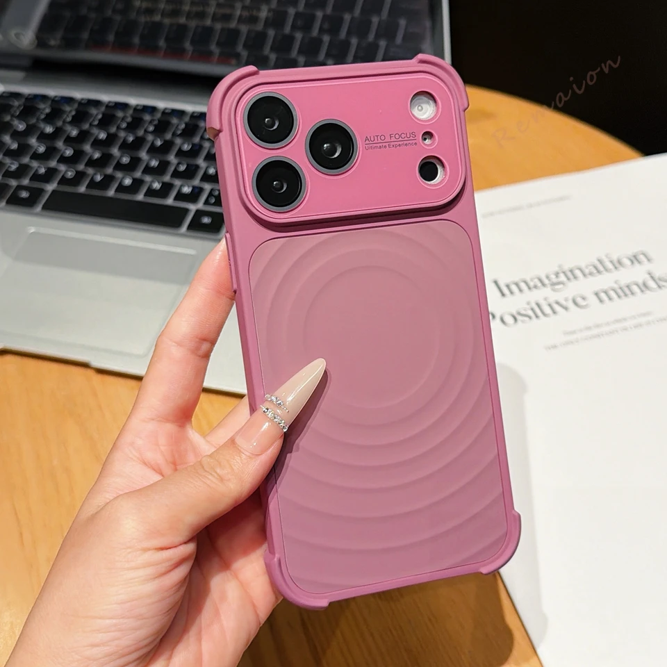 Capa Para Iphone 13 Pro Max (rosa Preta), Capa Protetora De Luxo À Prova De Choque