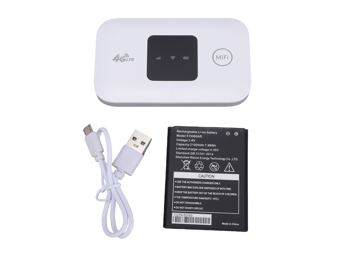 Roteador Wi-Fi Portátil 4G Brasil EOOCOO com cartão SIM e 150 Mbps