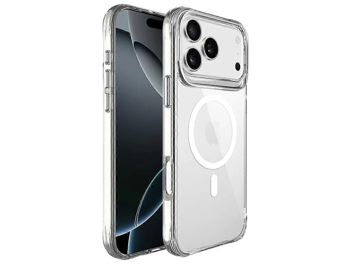 Capa Para Iphone 17 Pro Max Compatível Com Magsafe Tpupc Transparente