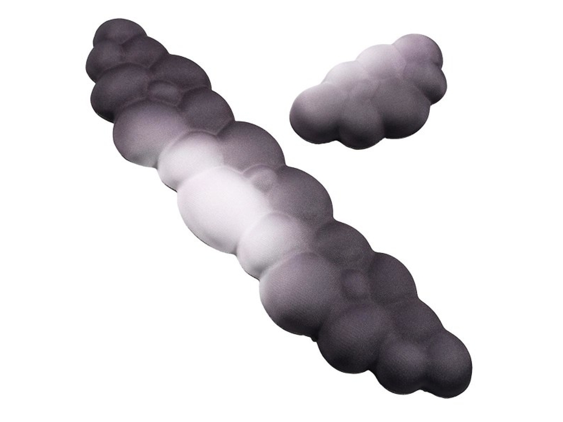 Descanso Para As Mãos Em Formato De Nuvem Para Teclado E Mouse, Descanso De Pulso Em Couro Ergonômico Para Laptop E Mouse De Escritório Slowmoose