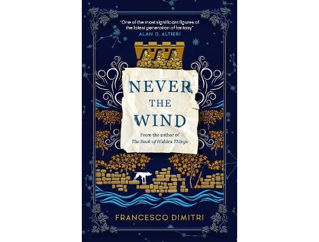 Livro Never The Wind de Francesco Dimitri (Inglês)