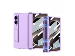 Capa Fina Para Samsung Galaxy Z Fold8, Proteção Para Dobradiças E Suporte, Proteção Total Da Câmara. Roxo Hexinyigjly