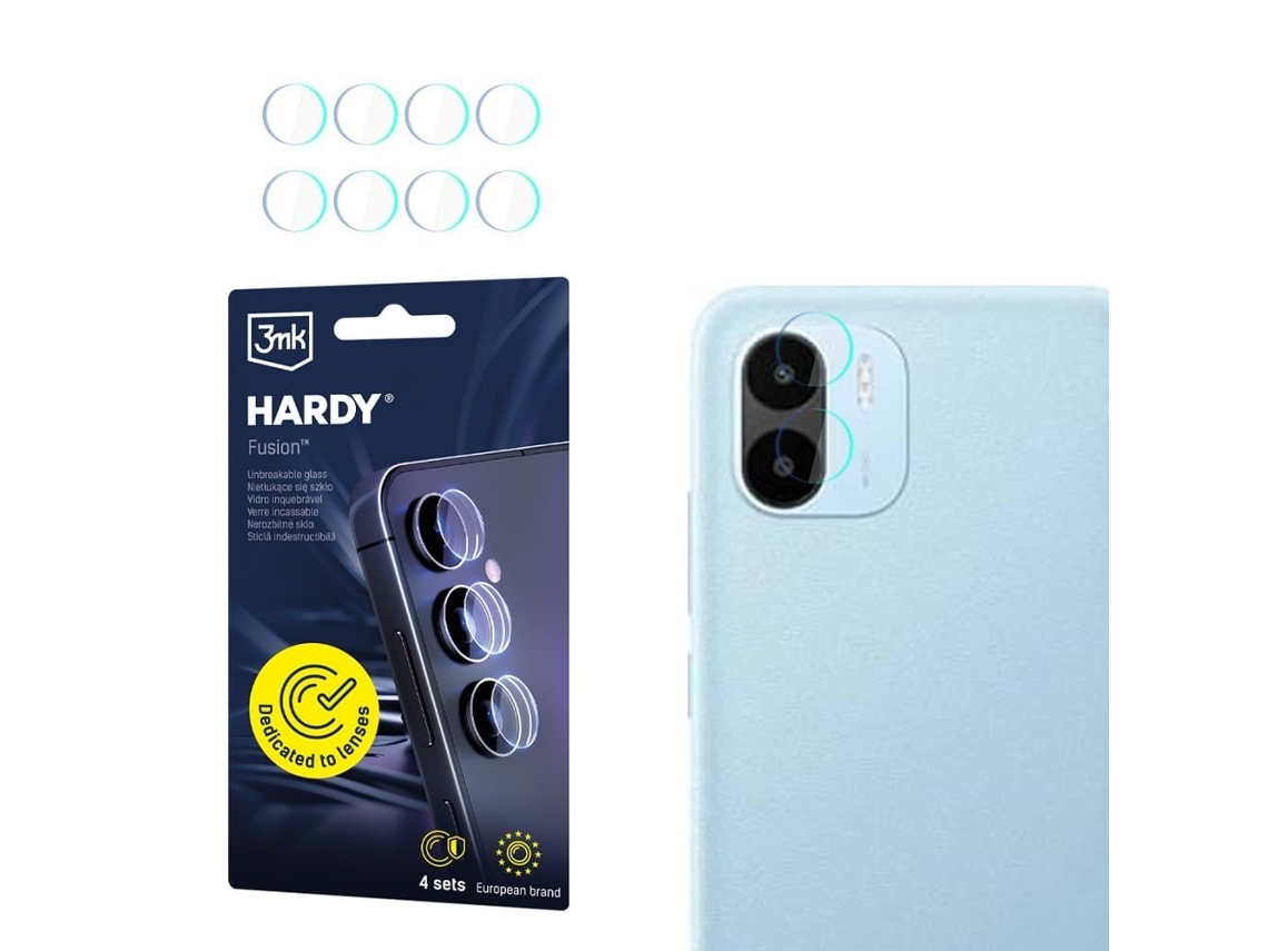 Película De Ecrã Xiaomi Redmi A1/xiaomi Redmi A1 Plus 3mk Hardy Fusion Lens Protection