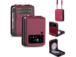 Capa Para Celular Lc.imeeke L1 Series Em Pu Fosco Com Textura Fina E Cordão