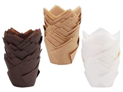 Lurelia Formas Para Muffins, 150 Unidades, Branco, Para Muffins E Cupcakes