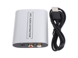 Aetheria extrator de Som Arc Interface Multimídia Hd para 3.5mm Jack Lr Av Conversor Estéreo Analógico