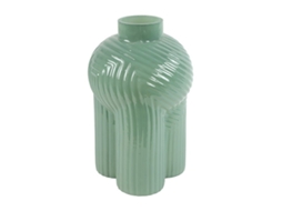 Vaso Countryfield De Vidro Verde Moderno Para Decoração De Flores, 30 Cm.