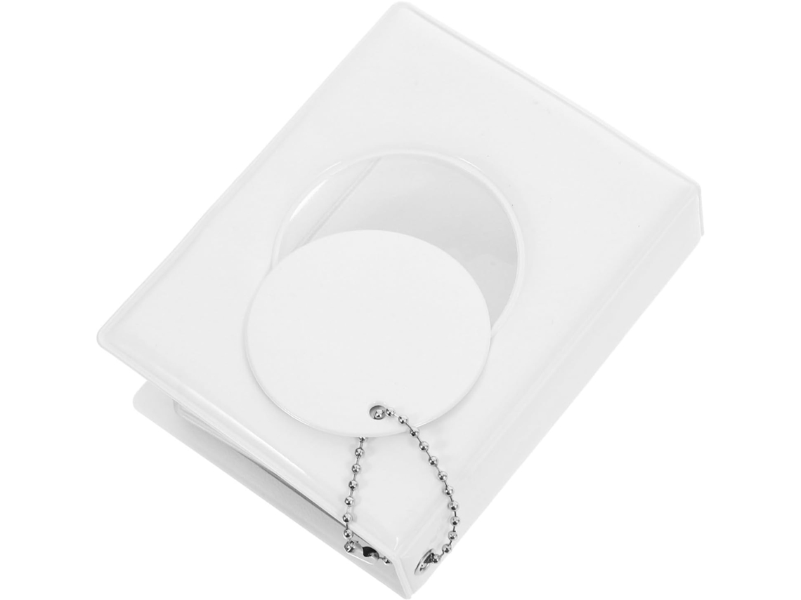 Ultechnovo Álbum De Fotos Mini Forma Ronde Classeur Transparente Para Cartões Organizador De Fotos Para