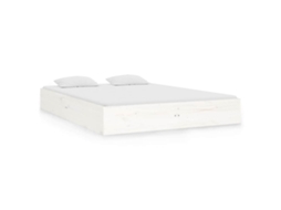 Bed Frame, Bed Frames Vidaxl Branco Madeira (120 X 190 Cm)