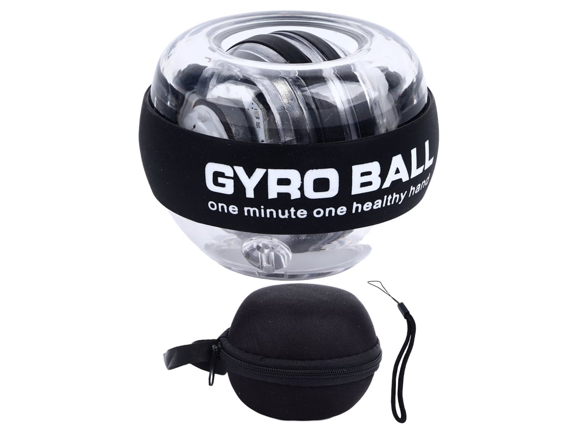 Bola Giróscopo De Força De Pulso Abs Com Luzes Intermitentes 6 Cores Treinador Portátil Para Fortalecer Braços E Coordenação