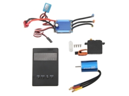 Mali kit Motor Brushless Esc 4800kv Servo 2.2kg Cartão de Programação para Carros Rc 1/16 1/18
