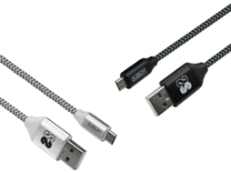 Cabo SUBBLIM 27 (USB - 1m - Preto - 2 Un)