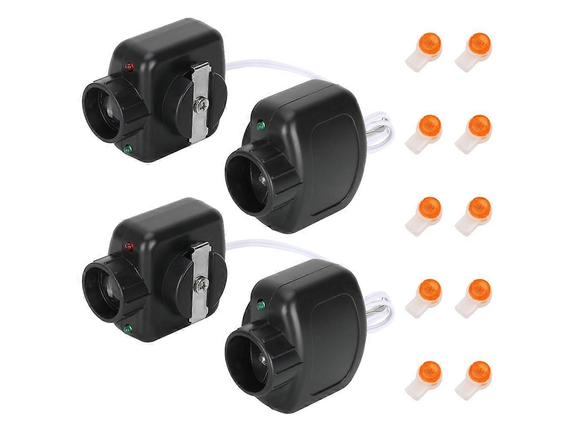 Sensor De Segurança Para Portão De Garagem, 2 Unidades, Infravermelho, Abs, Compatível Com Linear