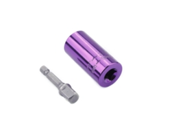Adaptador de Broca Universal Ratchet 7 19mm (roxo)