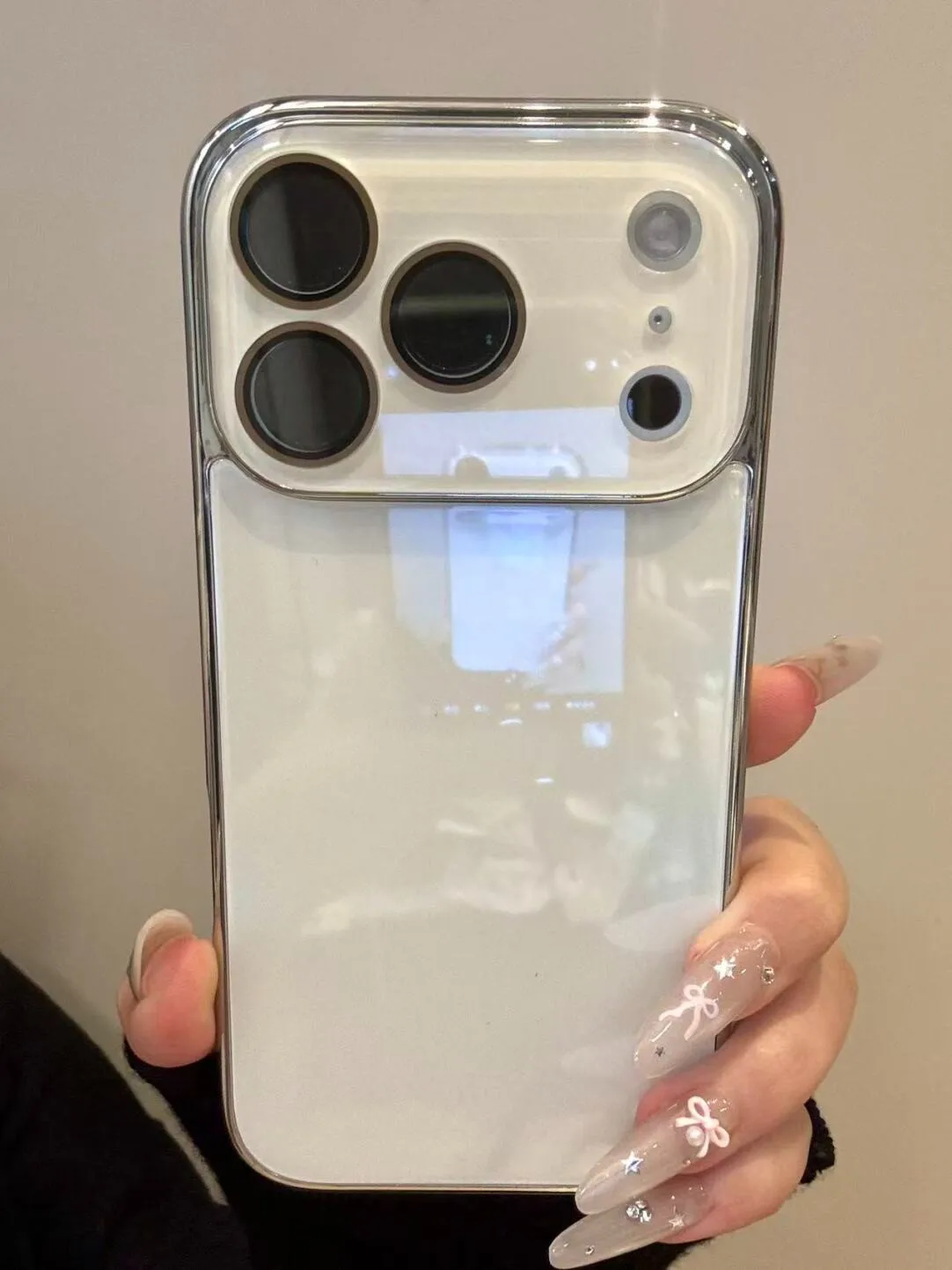 Capa De Vidro Temperado Para Câmera (iphone 12 Branco), Capa Traseira Rígida À Prova De Choque.