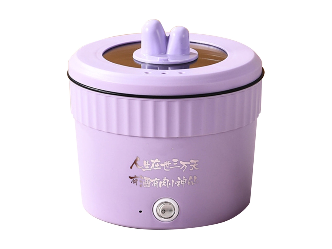 Panela Elétrica 1.5l Multifuncional Mini Rapid Cooker para Macarrão Dormitório Estudante | S/MARCA