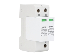 Protetor De Sobre Carga Cc 1000v 40ka Para Sistema De Energia Fotovoltaica 2p Branco