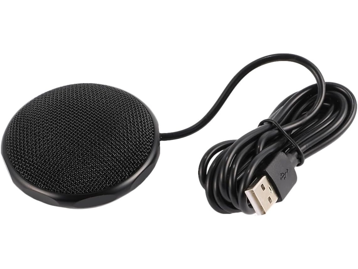 Cabo De Microfone Omnidirecional De 2 Metros Com Rotação De 360 Graus E Porta Usb.