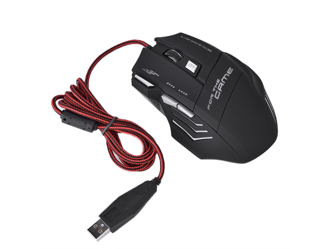 Rato Gaming LAXISCREED Rgb Ergonomico Fio Ajustável