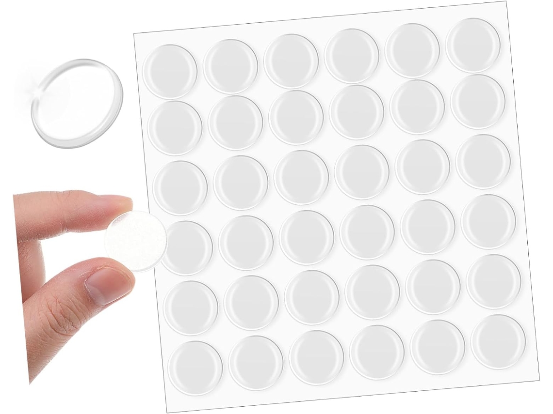 Protetores Adesivos De Silicone Coheali, Transparentes, Com Absorção De Impacto E Proteção Versátil, Pacote Com 36 Unidades