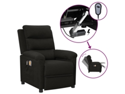 Electric Massage Chair, Electric Massage Chairs Vidaxl Preto Tecido