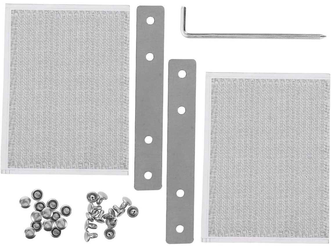 Kit De Reparo Fácil Instalação Minkissy Com Fita Longa Tecida E Placa Aço Inoxidável Compatível Persianas Rolo Para Casa