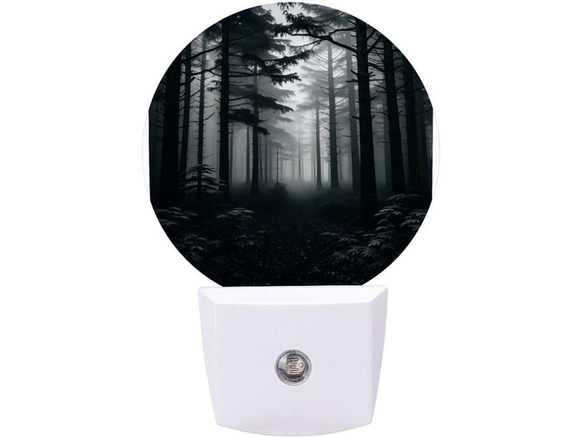 Luz Noturna Led Com Sensor, Luz Noturna Branca Quente, Banheiro, Quarto, Cozinha, Preto E Branco