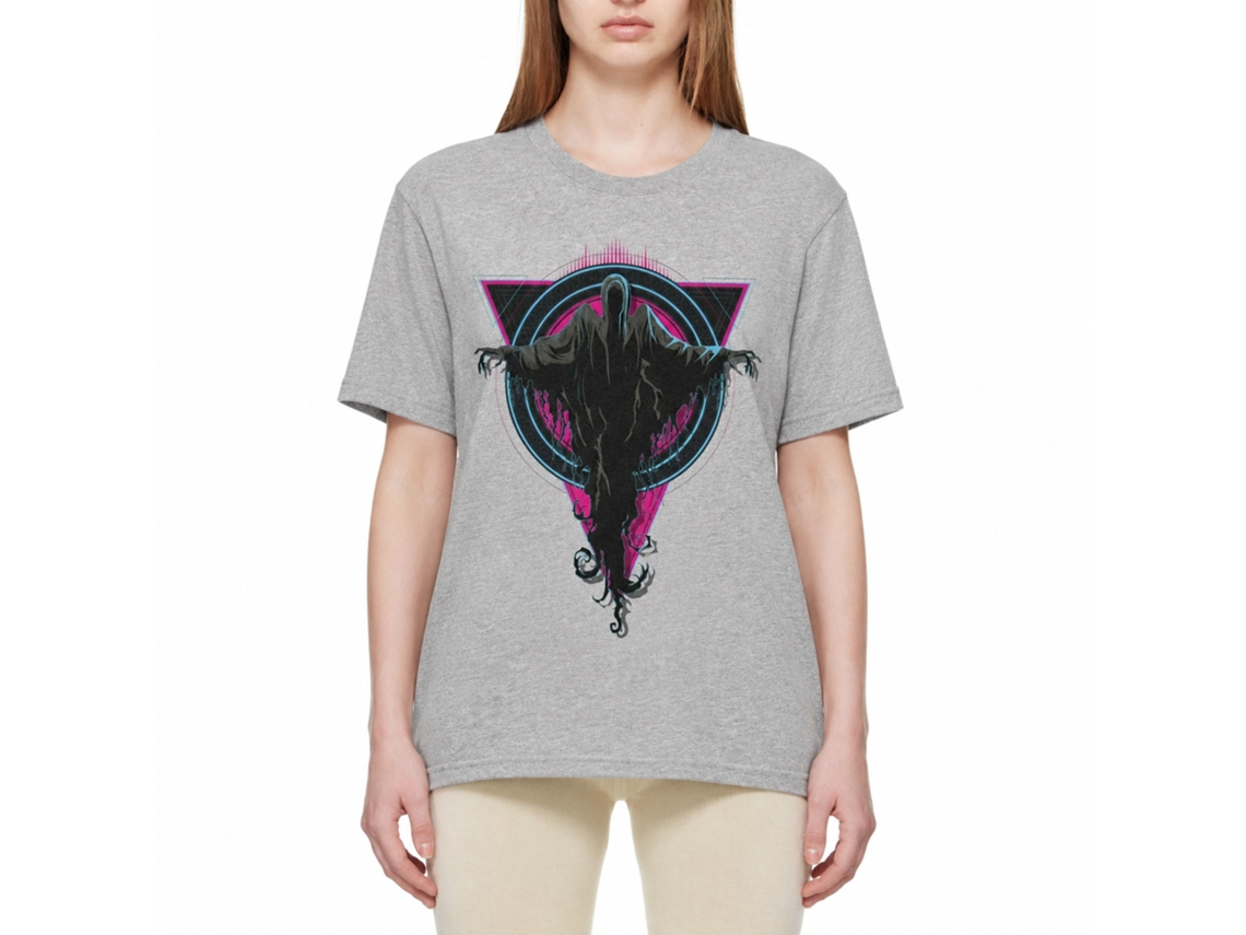 Rockinstone Harry Potter Dementor Modern Shape Sport Grey T-shirt Size:l