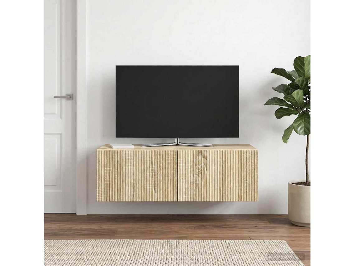 Vidaxl Gabinete De Tv De Parede 98 X 41 X 30 Cm Carvalho Sonoma