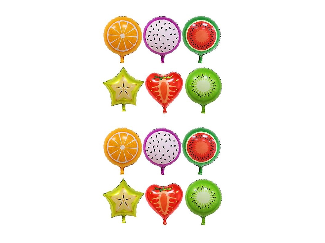 30pcs Balões Temáticos De Frutas De Verão Allinless