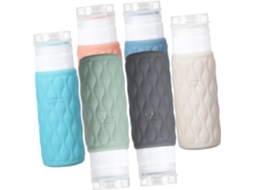 Conjunto de 6 Garrafas Dispensadoras de Silicone Macio para Viagem