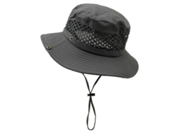 Chapéu Bucket Unisex Aba Larga para Sol Pesca Trekking