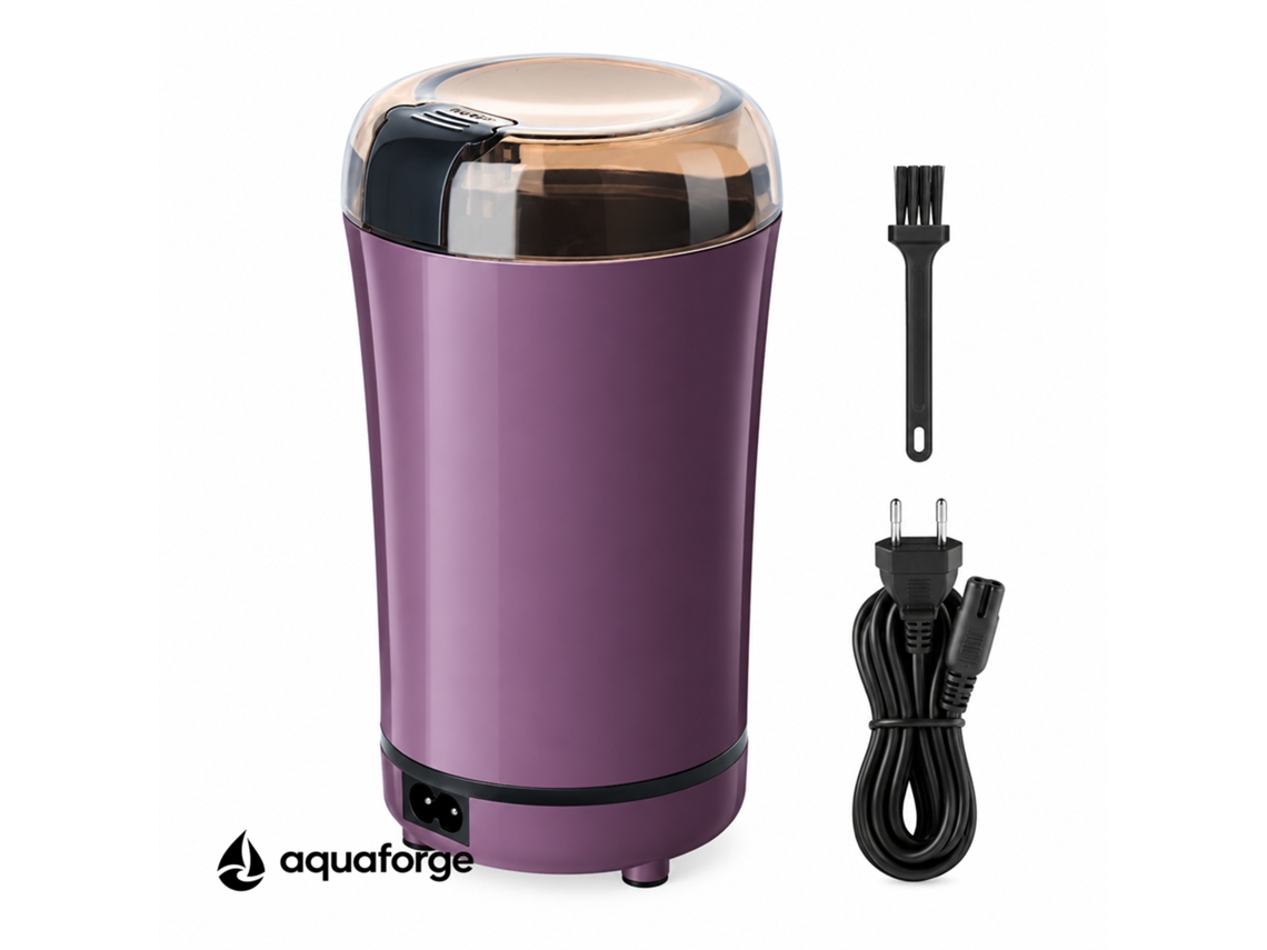 Moinho Elétrico Aquaforge M150a Para Grãos E Especiarias, Roxo