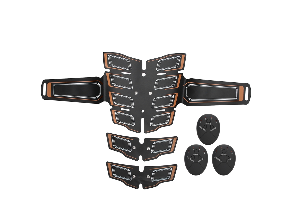 Adesivo Laranja Para Massagem E Condicionamento Físico Com Estimulador Abdominal Ems Músculos Abdominais.