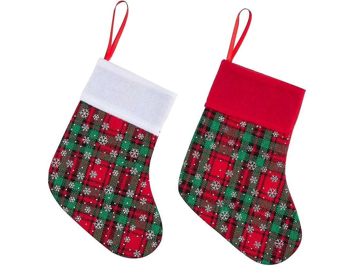 Meias De Natal Em Formato De Floco De Neve De 9 (pacote Com 12) Olysi Shop (vermelhas E Verdes)