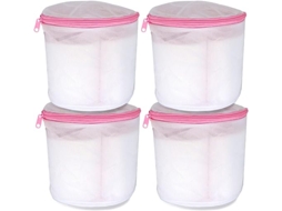 Conjunto de 4 Sacos Reutilizáveis para Sutiãs BRILVIBERA