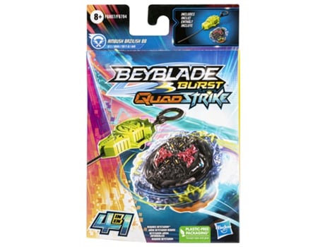 Pião BEYBLADE Burst Quadstrike Ambush Bazilisk B8 Kit Inicial (Idade Mínima Recomendada: 8 anos)