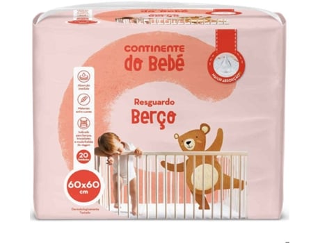 Resguardo Berço Bebé 60X60 CONTINENTE DO BEBÉ 20 un