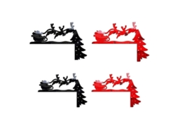 Peças/conjunto Adesivos De Interruptor Removíveis Feliz Natal 3d Papai Noel Decoração De Parede Aquaforge