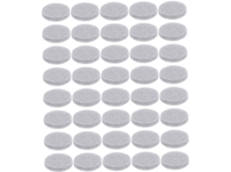 100-protetores De Feltro Antiderrapantes Para Móveis, Almofadas Antiaderentes, 20x3 Mm, Cinza, Protetores Para Sofás