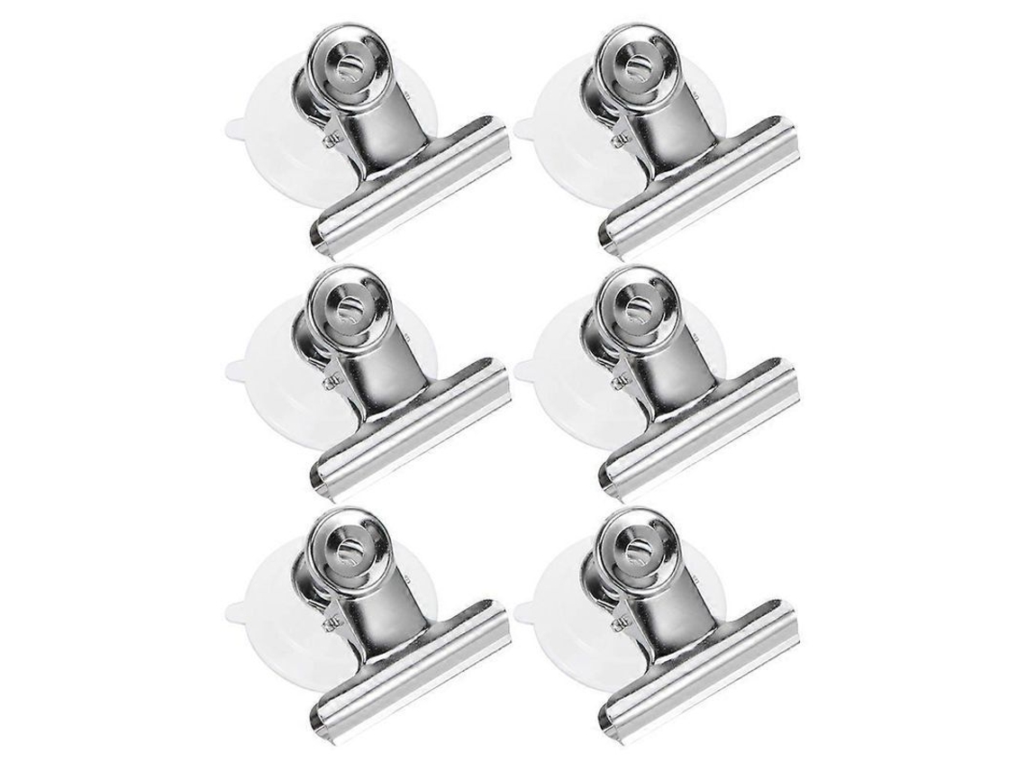 Conjunto de 6 Clipes de Ventosa para Pendurar Acessórios Domésticos CHARM