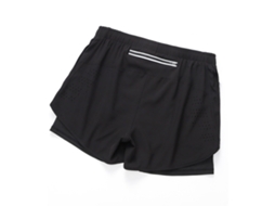 2026rebe-pantalones Cortos Deportivos Para Hombre 2 En 1 Con Forro Compresivo Y Bolsillos Cremallera Secado Rápido Para Running Y Entrenamiento